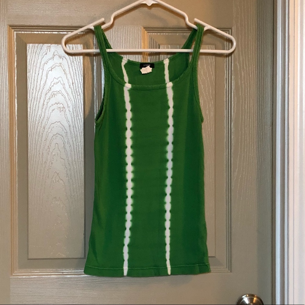 J Crew ribbed tie dye tank. Size Small.